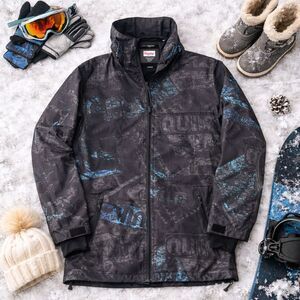 Quiksilver Utility Snowboard Ski Jacket Mens L 8K Winter No Hood